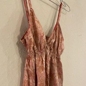 ☑️Victoria's Secret 100% Silk Babydoll Top S/M